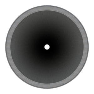 Cross-section of a bare tunnel